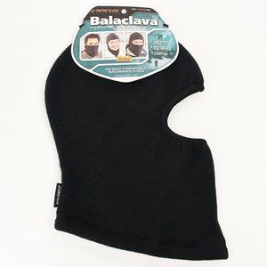 SEIRUS Unisex Black Performance Fleece 3-n-1 Balaclava L/XL NWT